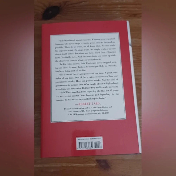 Rage by Bob Woodward Hardcover Book Donald Trump Presidency - Picture 3 of 7